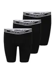 Jack & Jones Plus Boxerky 'JACSolid'  čierna / biela
