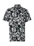 JACK & JONES Košeľa 'JJETHAN'  čierna / biela