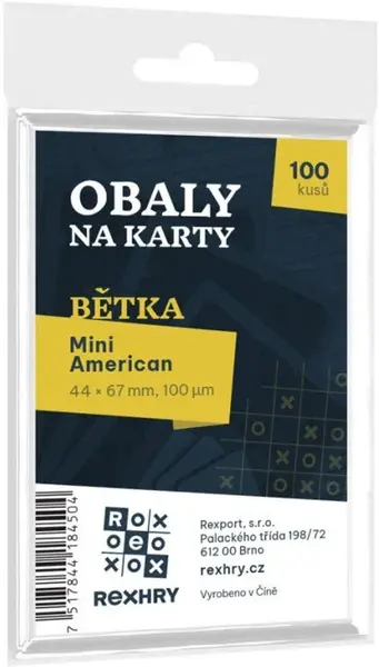 Obaly na karty - Mini American - Bětka - -