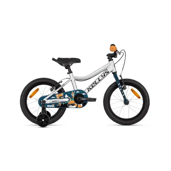 Dětské kolo KELLYS Wasper Neo 16" - model 2026 9" (100-110 cm) Silver