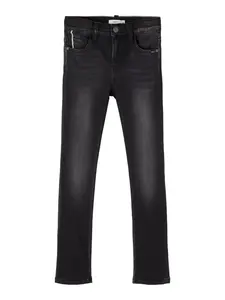 NAME IT Džínsy 'Theo'  čierna / čierny denim