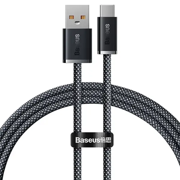Datový kabel Baseus CALD000616 Dynamic Series Fast Charging USB - USB-C 100W 1m, šedá