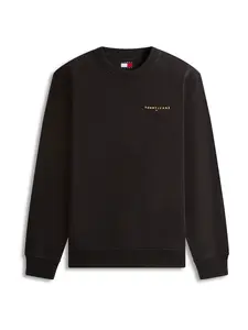 Tommy Jeans Mikina  čierna
