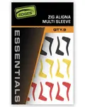 Fox rovnátka edges essentrials zig aligna multi sleeve kit (3 žlutá, 3 červená a 3 černá)