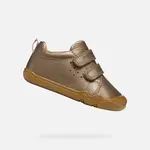 Tmavosivé dievčenské barefoot topánky Geox Steppieup