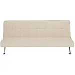 P & B ROZKLÁDACÍ POHOVKA, textil, krémová