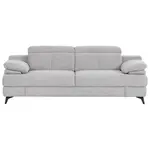 Livetastic DVOUMÍSTNÁ POHOVKA, textil, barvy stříbra