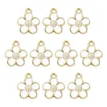 10Pcs Alloy Enamel Pendants