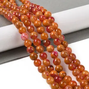 Natural Agate Bead Strands