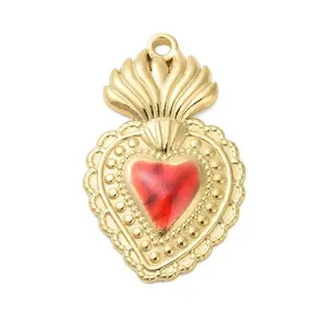 304 Stainless Steel Enamel Pendants