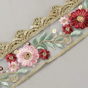 Vintage Jacquard Polyester Ribbon