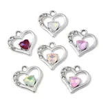 UV Plating Alloy Glass Pendants