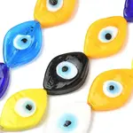 Handmade Eye Evil Lampwork Beads Strands