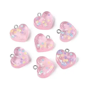Transparent Resin Pendants