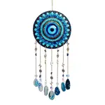 Acrylic Blue Evil Eye Hanging Suncatchers
