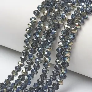 Electroplate Glass Beads Strands