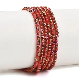 Electroplate Glass Beads Stradns