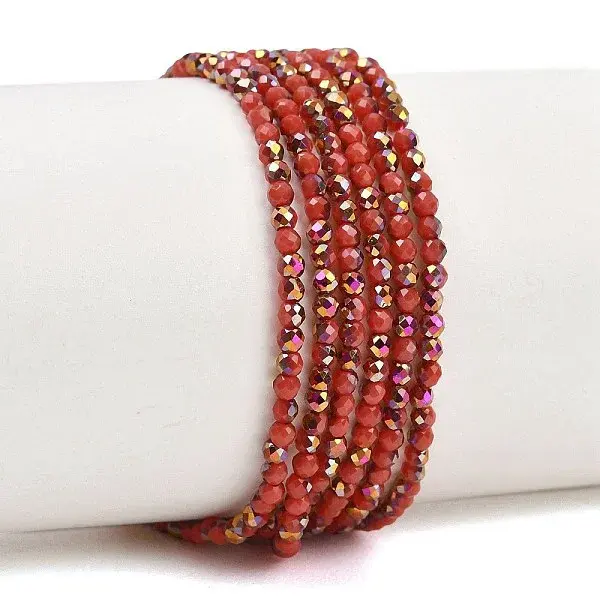 Electroplate Glass Beads Stradns