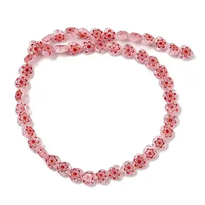 Handmade Millefiori Lampwork Beads Strands
