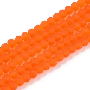Transparent Glass Beads Strands