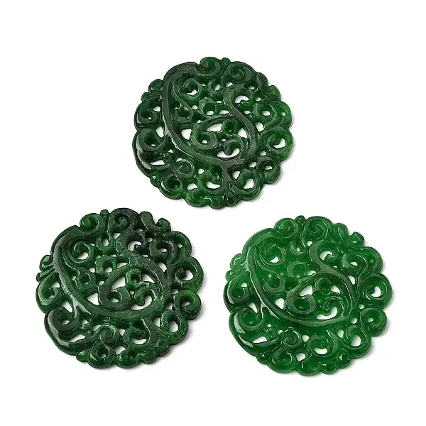 Natural Myanmar Jade Dyed Multi-Strand Links