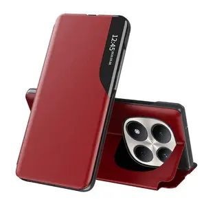 Eco Leather View Case, Xiaomi Redmi Note 15 Pro 5G, červené