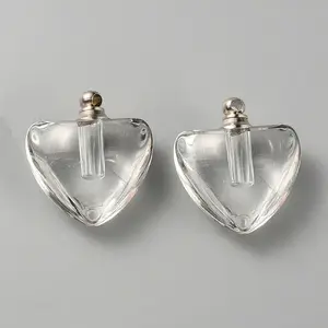 Glass Bottle Locket Pendants