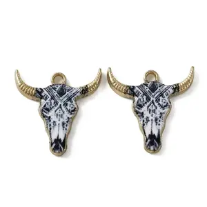 Zinc Alloy Enamel Pendants