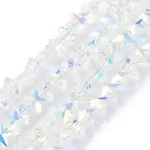 Electroplate Transparent Glass Beads