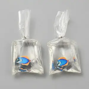 Transparent Resin Big Pendants