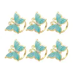 Butterfly Zinc Alloy Napkin Rings