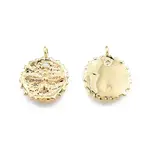 Brass Micro Pave Clear Cubic Zirconia Pendants