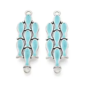 Alloy Enamel Connector Charms