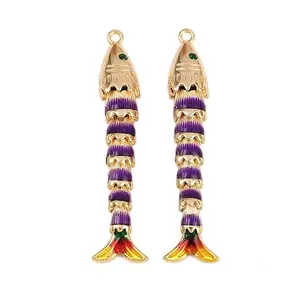 Brass Micro Pave Cubic Zirconia Pendants