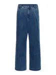 Kaffe Plisované rifle 'KALea'  modrá denim