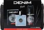 Denim Black - voda po holení 100 ml + deodorant ve spreji 150 ml + taštička