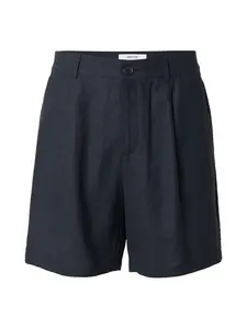 DAN FOX APPAREL Plisované nohavice 'Alan'  námornícka modrá