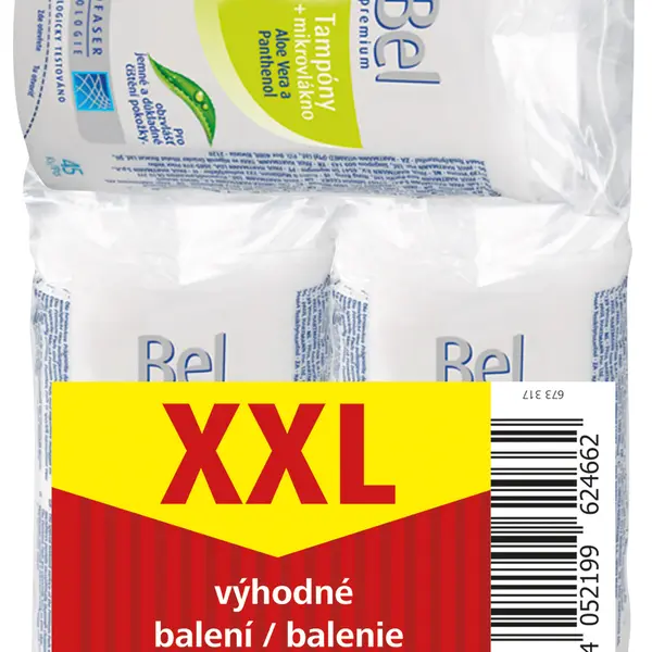 Bel Sada oválných odličovacích tampónů Premium 3 x 45 ks