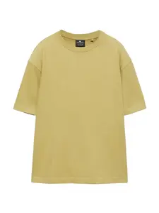 Pull&Bear Tričko  horčicová