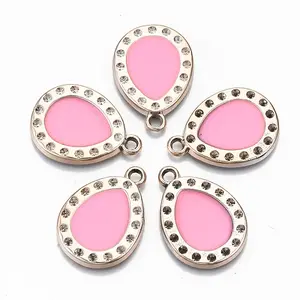 UV Plating Acrylic Pendant Rhinestone Settings