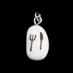 Brass Enamel Pendants