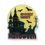 Halloween Theme Double Sided Printed Acrylic Big Pendants