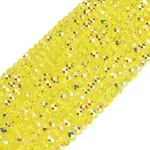 Electroplate Glass Beads Strands