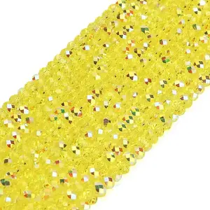 Electroplate Glass Beads Strands