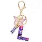 Resin Butterfly Pendant Keychains