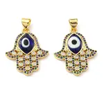 Brass Cubic Zirconia Pendants