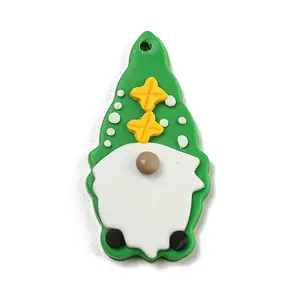 Saint Patrick's Day Handmade Polymer Clay Pendants