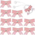 10Pcs PU Leather and Iron Design Cartoon Cable Protector