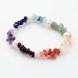 Natural Gemstone Stretch Bracelets