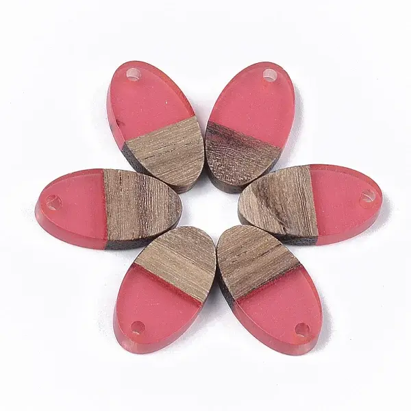 Resin & Walnut Wood Pendants